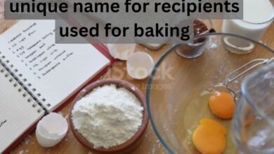 unique name for recipients used for baking