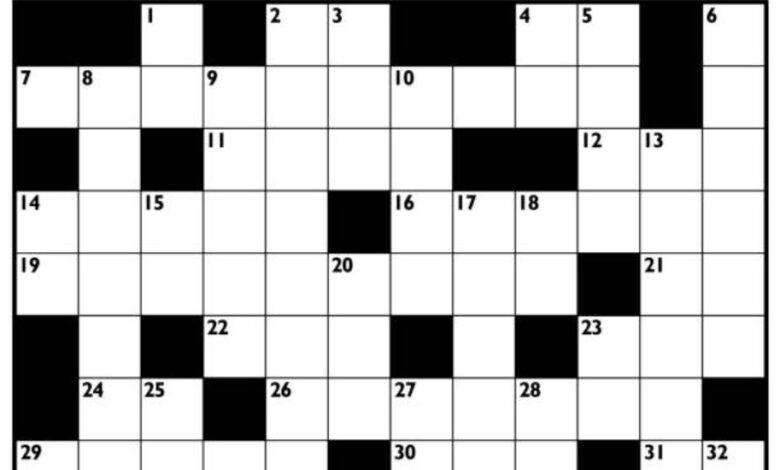 visibly muscular crossword clue